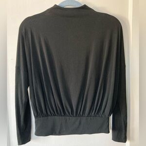Banana Republic Black Mock Neck Top